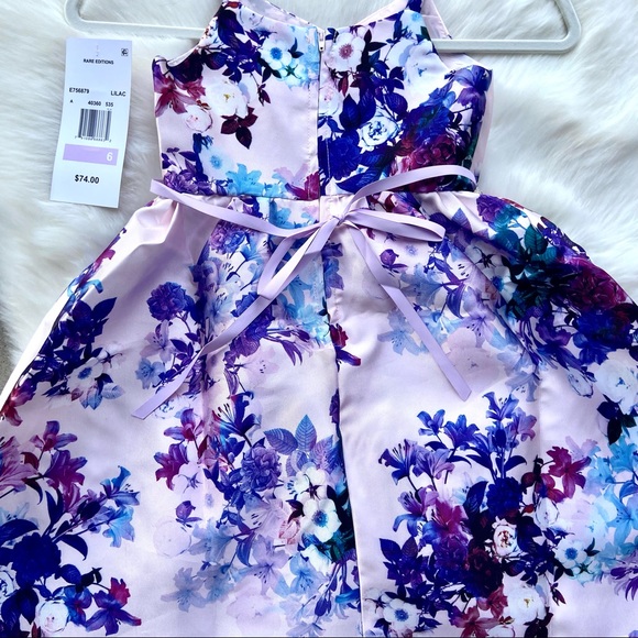 NWT Rare Editions hi-low dress special occasion wedding party size 6 girls - Picture 8 of 9